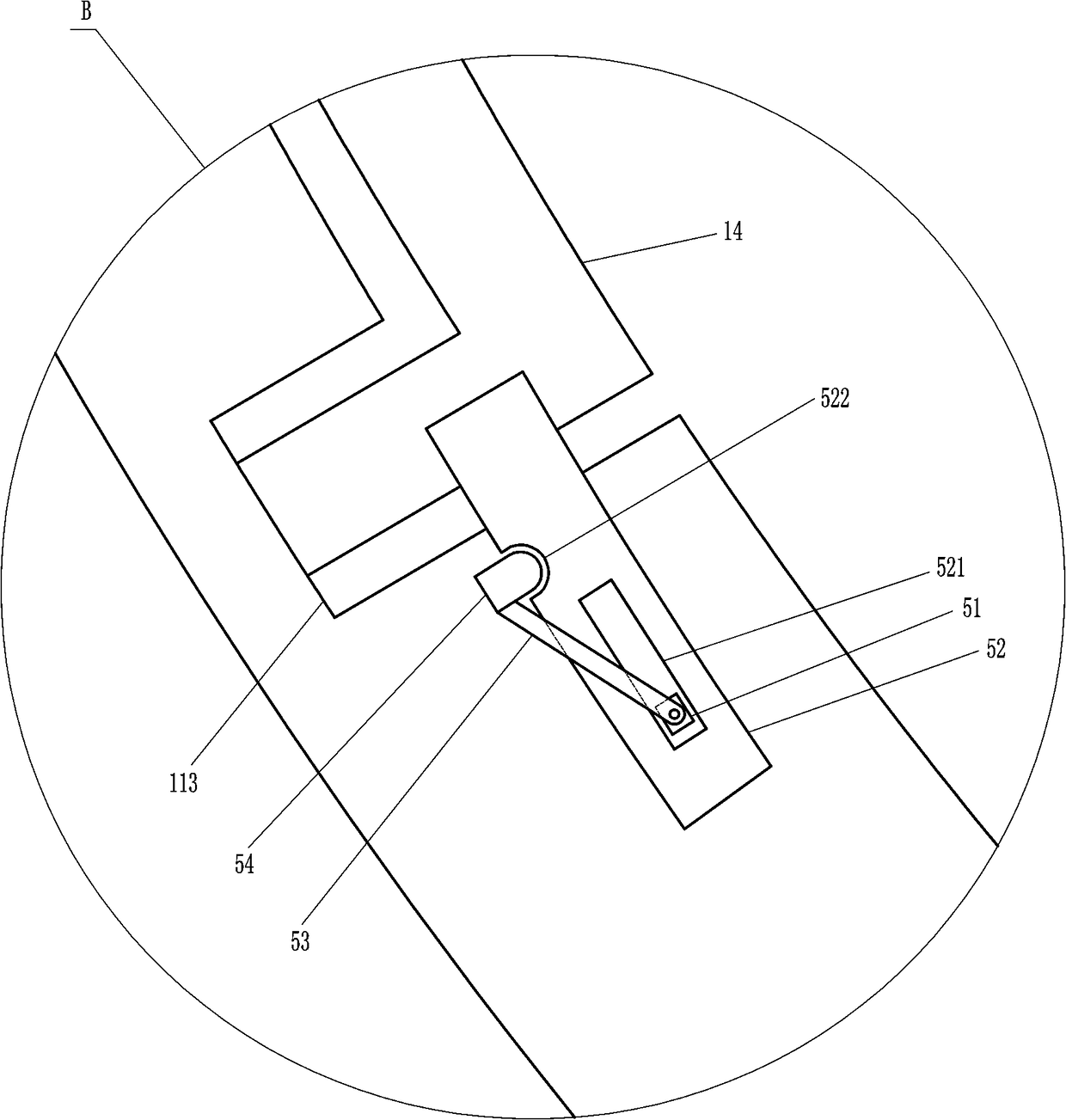 Small harvesting device for millet