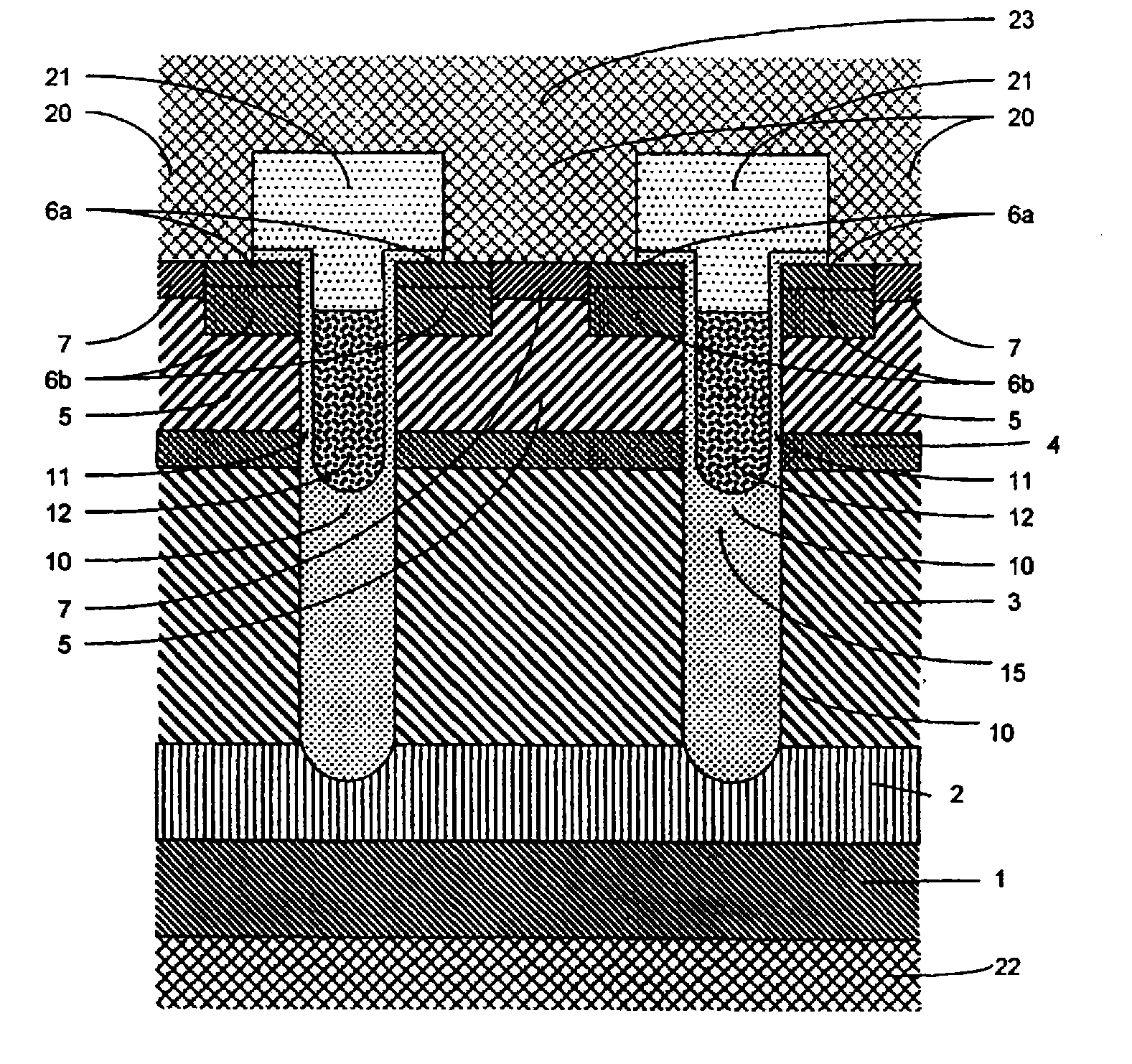 Trench gate type semiconductor device and method of producing the same