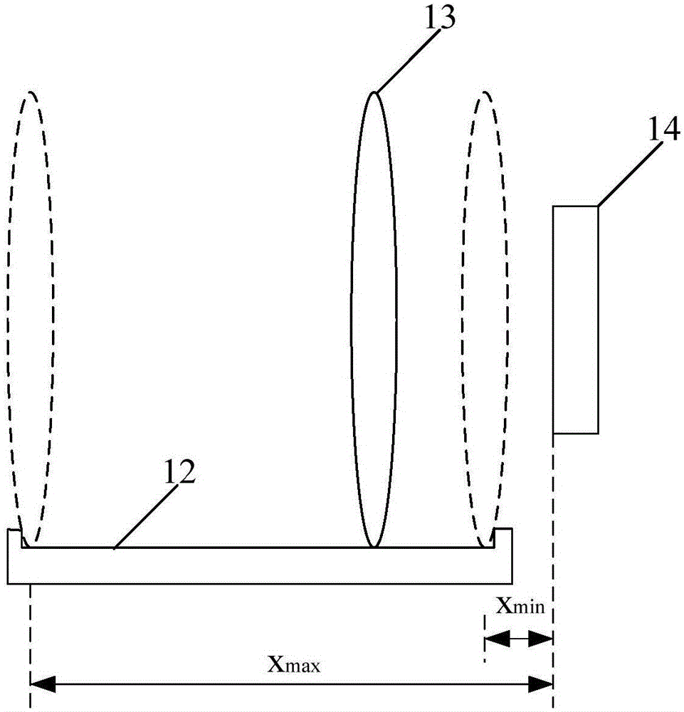 Height measuring method and apparatus, and mobile terminal