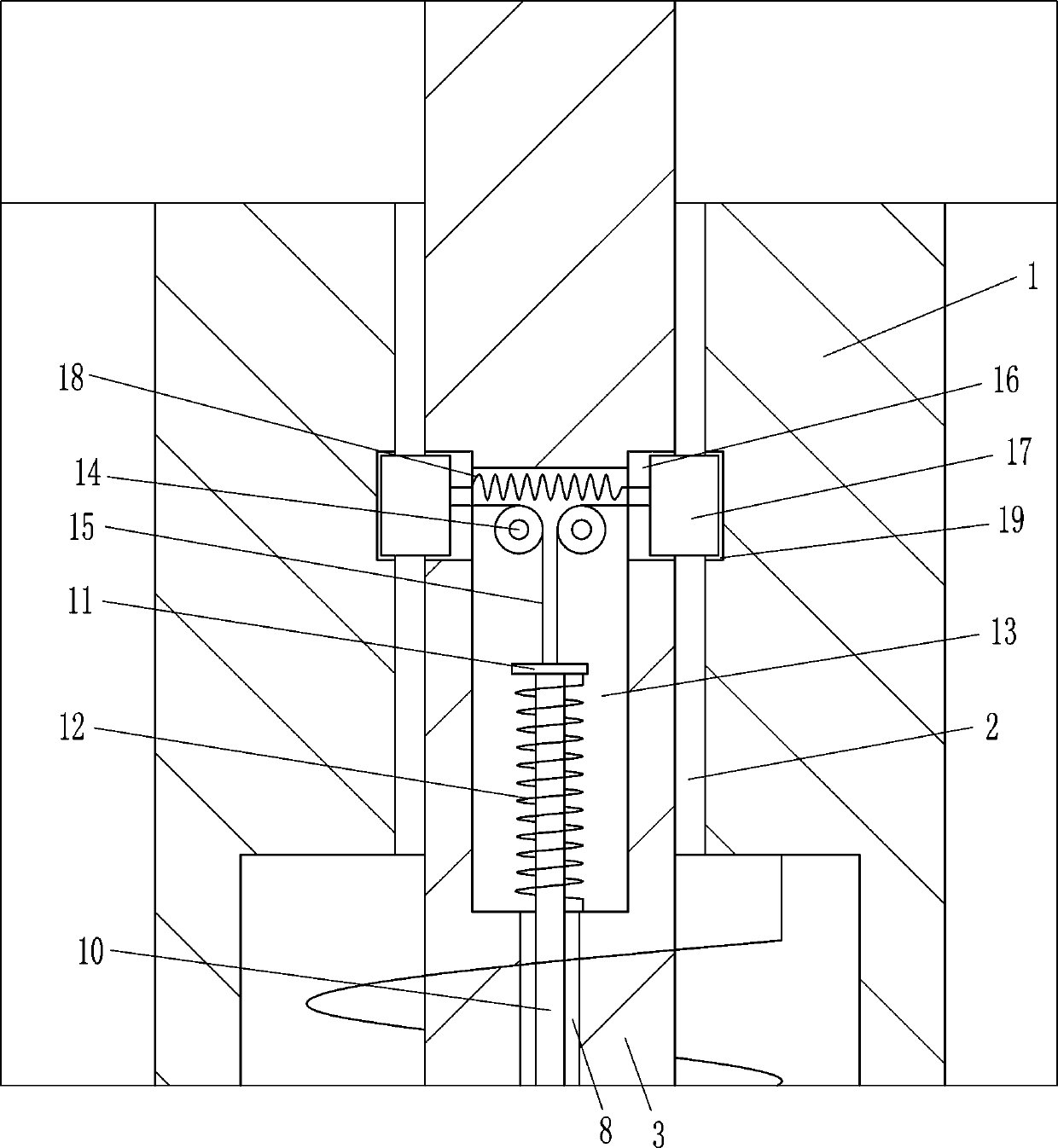 Thin steel plate bending device