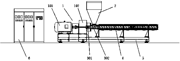 Efficient energy-saving single-screw extruder