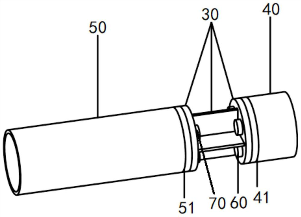 Novel large-span repairable fabricated joint and fabricated method