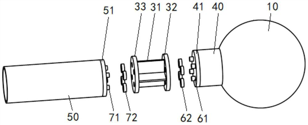 Novel large-span repairable fabricated joint and fabricated method