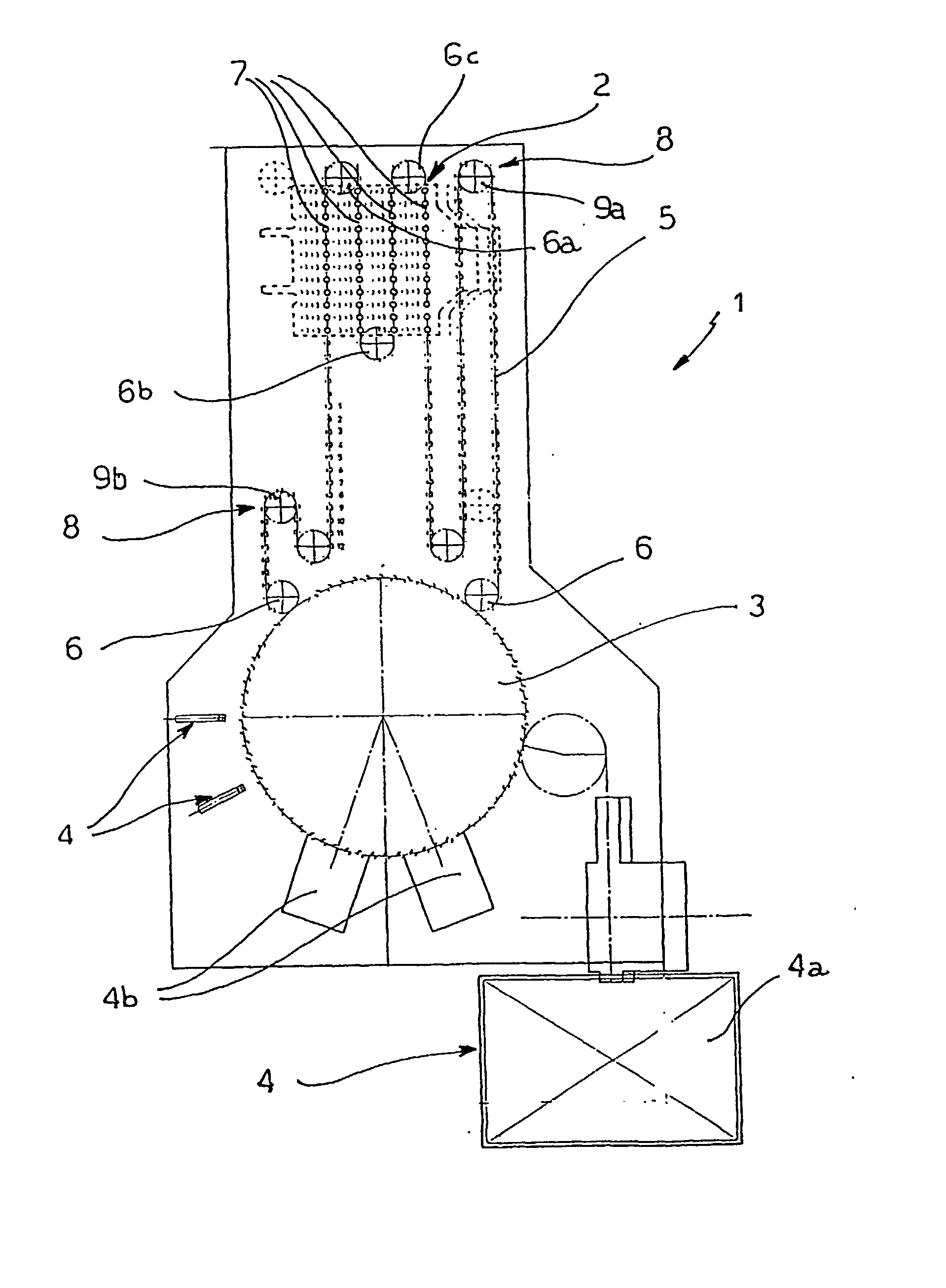 Device for conveying and checking containers, in particular preforms