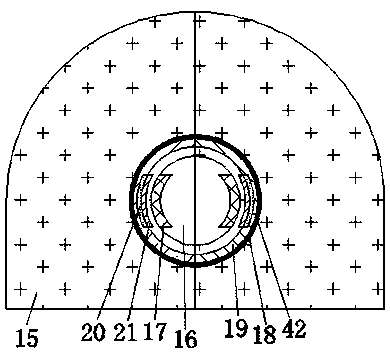 Protective cover capable of automatically cooling motor at high temperature