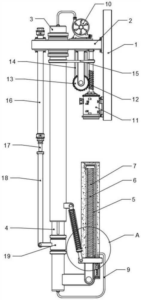 Multipurpose needle searching device for operating room nursing