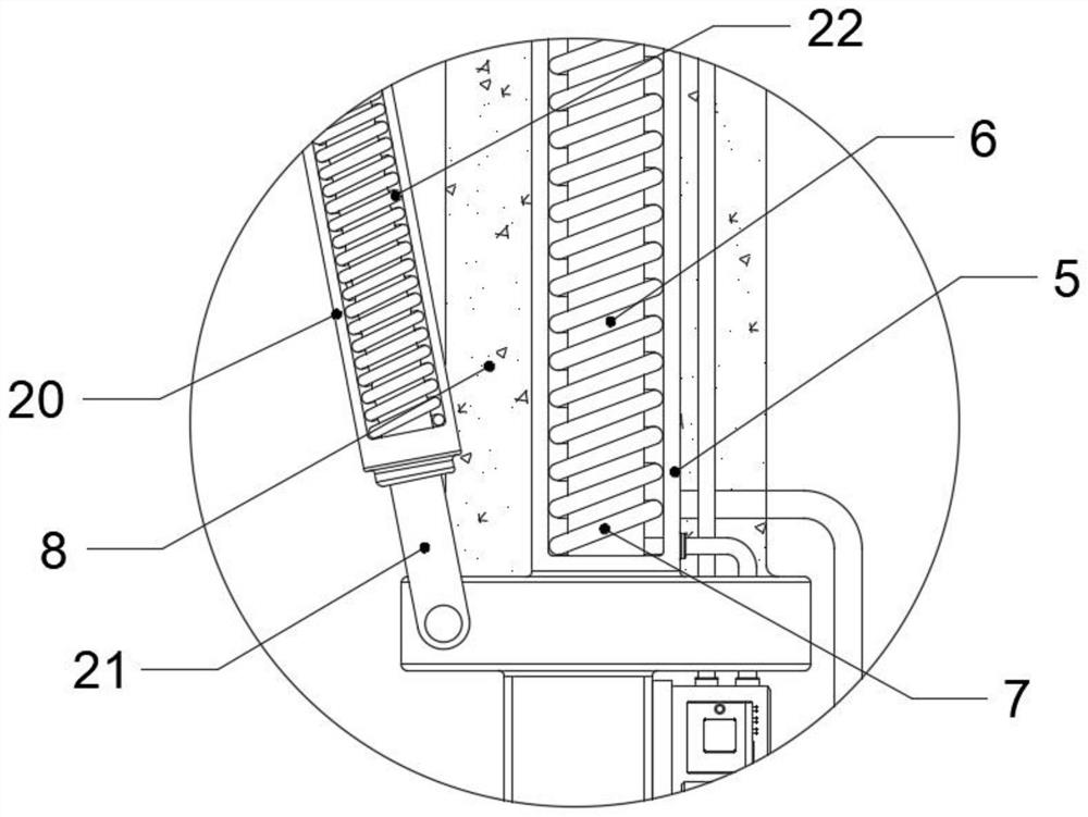 Multipurpose needle searching device for operating room nursing