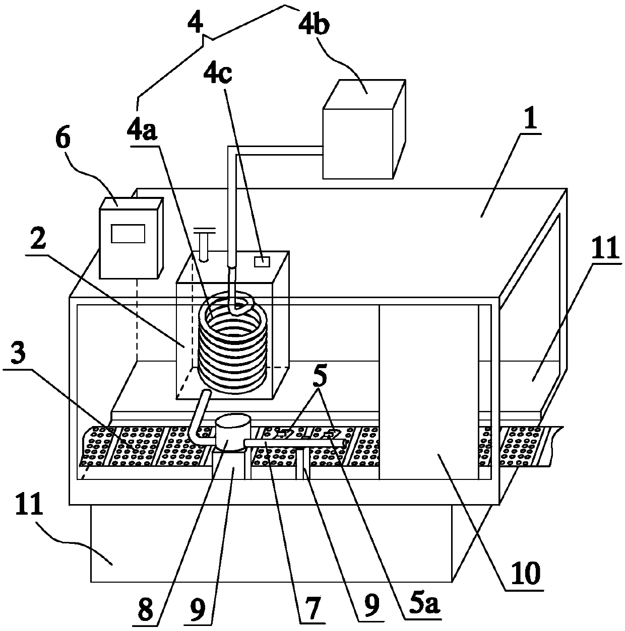 Diode chip pickling equipment