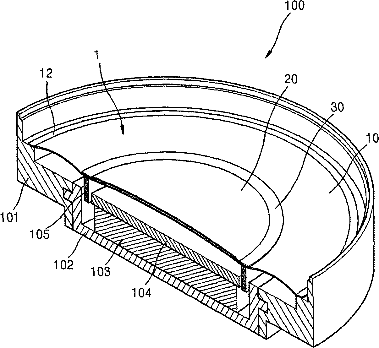 Diaphragm for micro-speaker and method of manufacturing the diaphragm