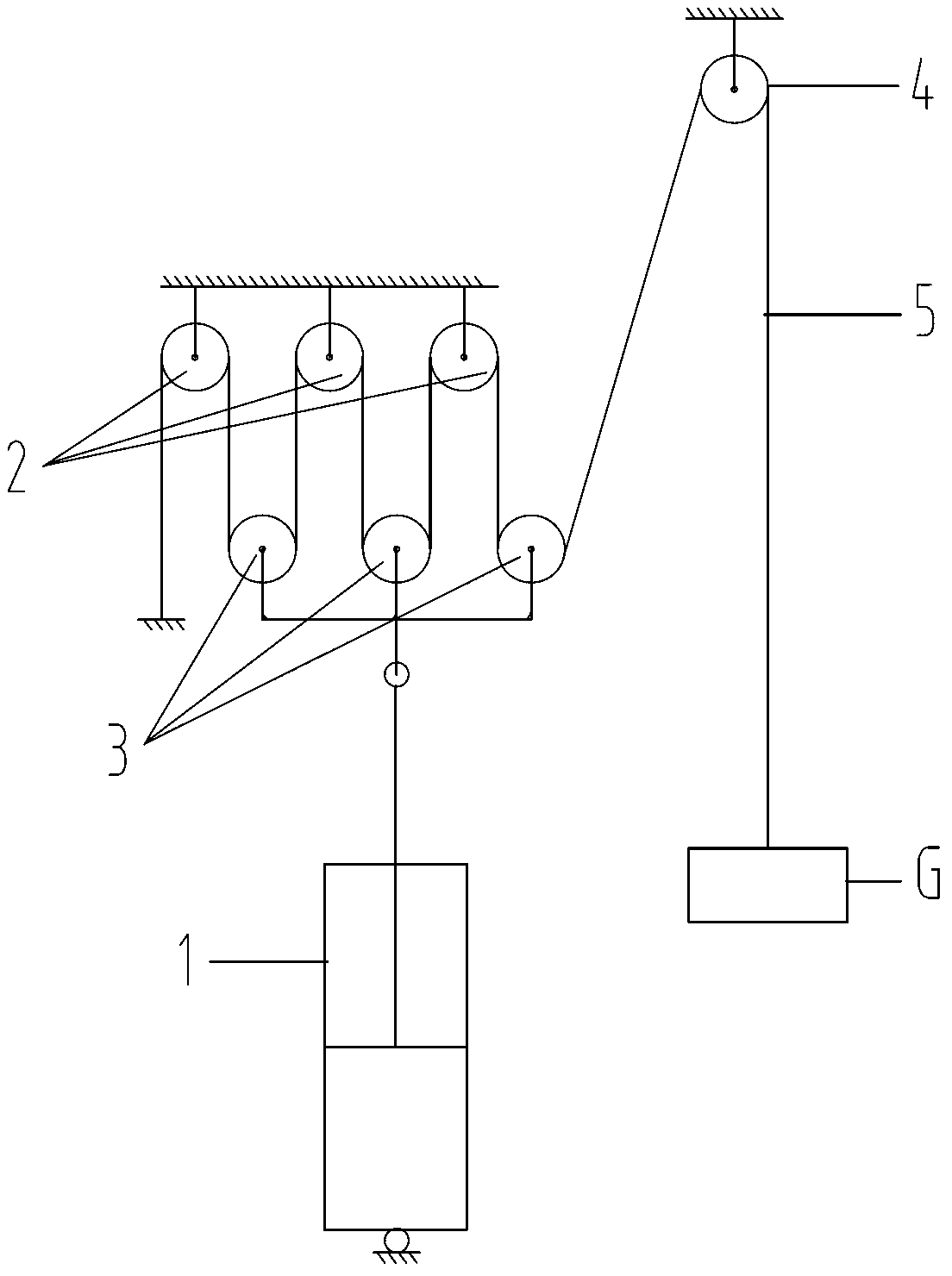 Method and device for measuring compacting depth of oil-cylinder-type dynamic compactor and dynamic compactor