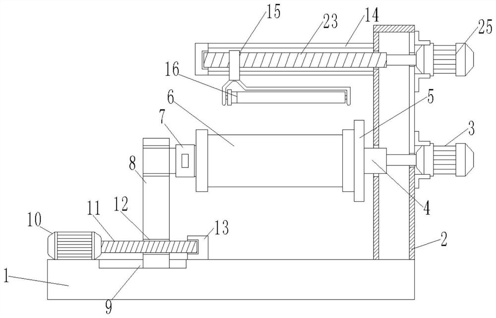 Rolling mechanism of coating machine