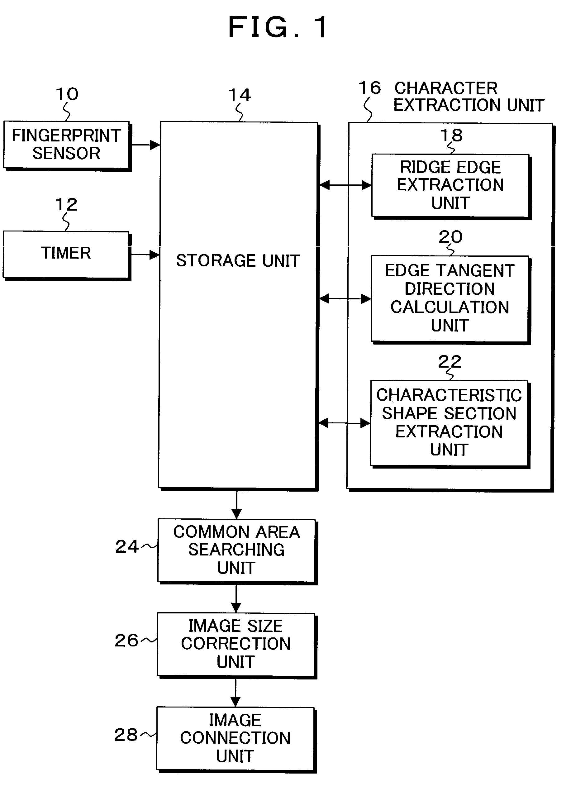 Image connection method, and program and apparatus therefor