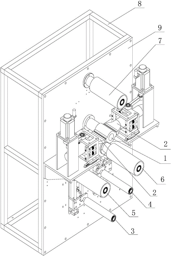 Ultrasonic sealing-pressing device and method