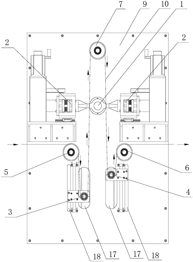 Ultrasonic sealing-pressing device and method