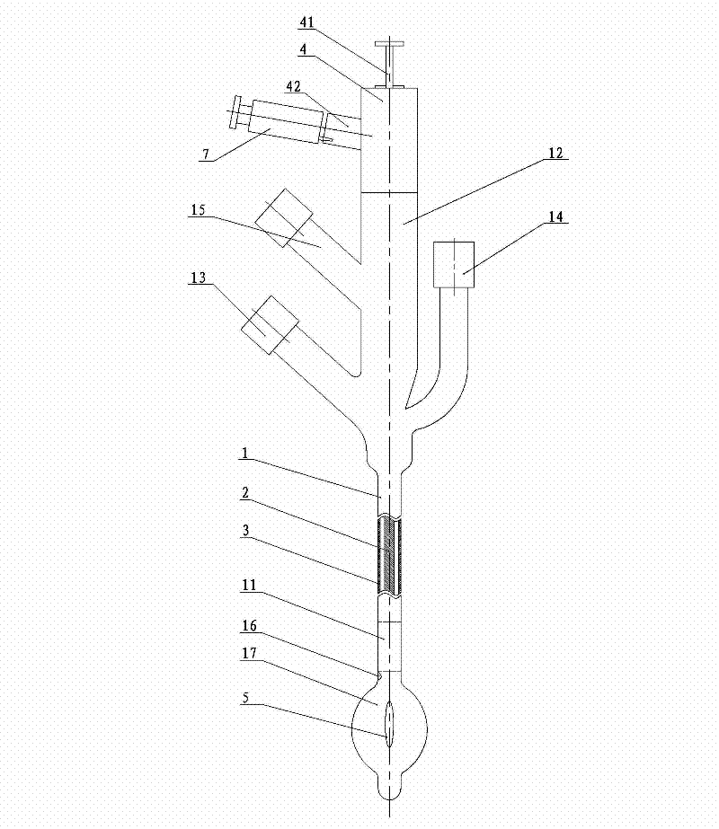 Anti-blockage easily inserted three-cavity catheter device