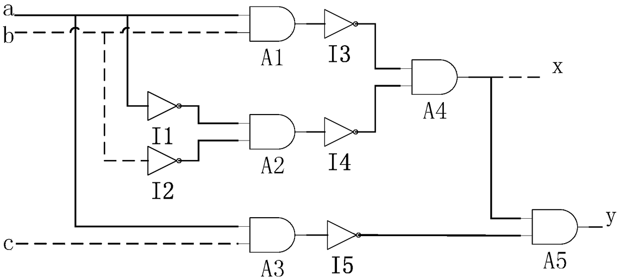 Method and system for analyzing satisfiability of transient pulse reconvergence phenomenon of combined circuit