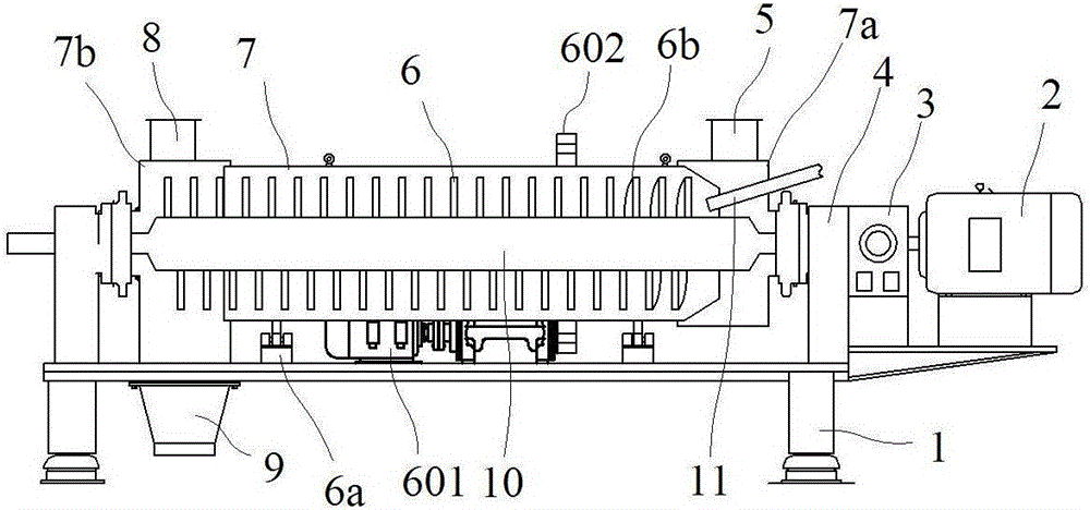 A sludge crushing and drying equipment