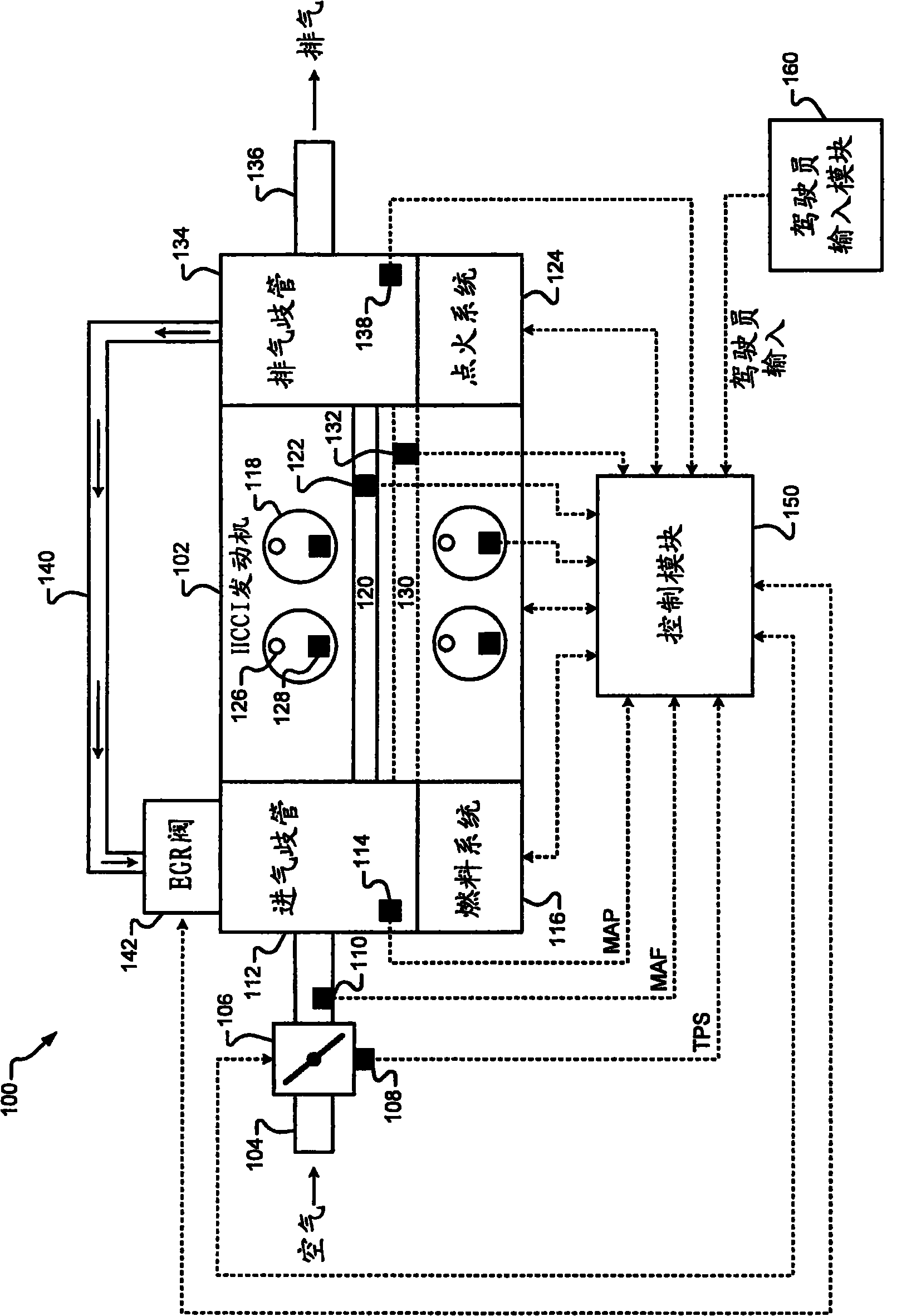 Diagnostic system and method for sensor in homogenous charge compression igintion engine system