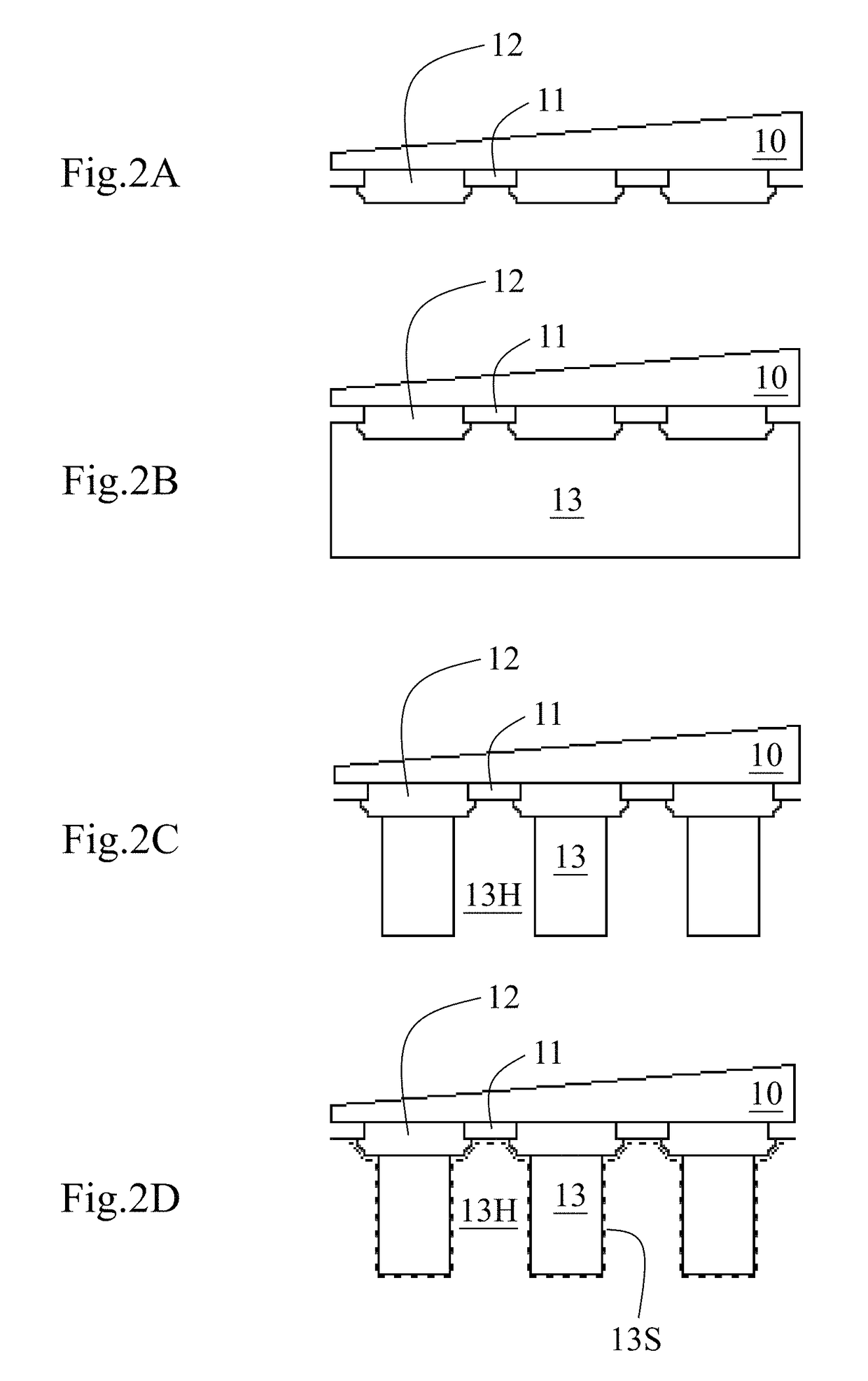 Joint structure for metal pillars