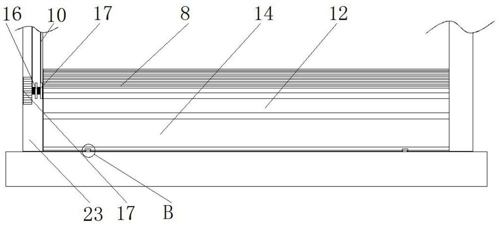 Threshold structure with water stop ridge platform and construction method of threshold structure