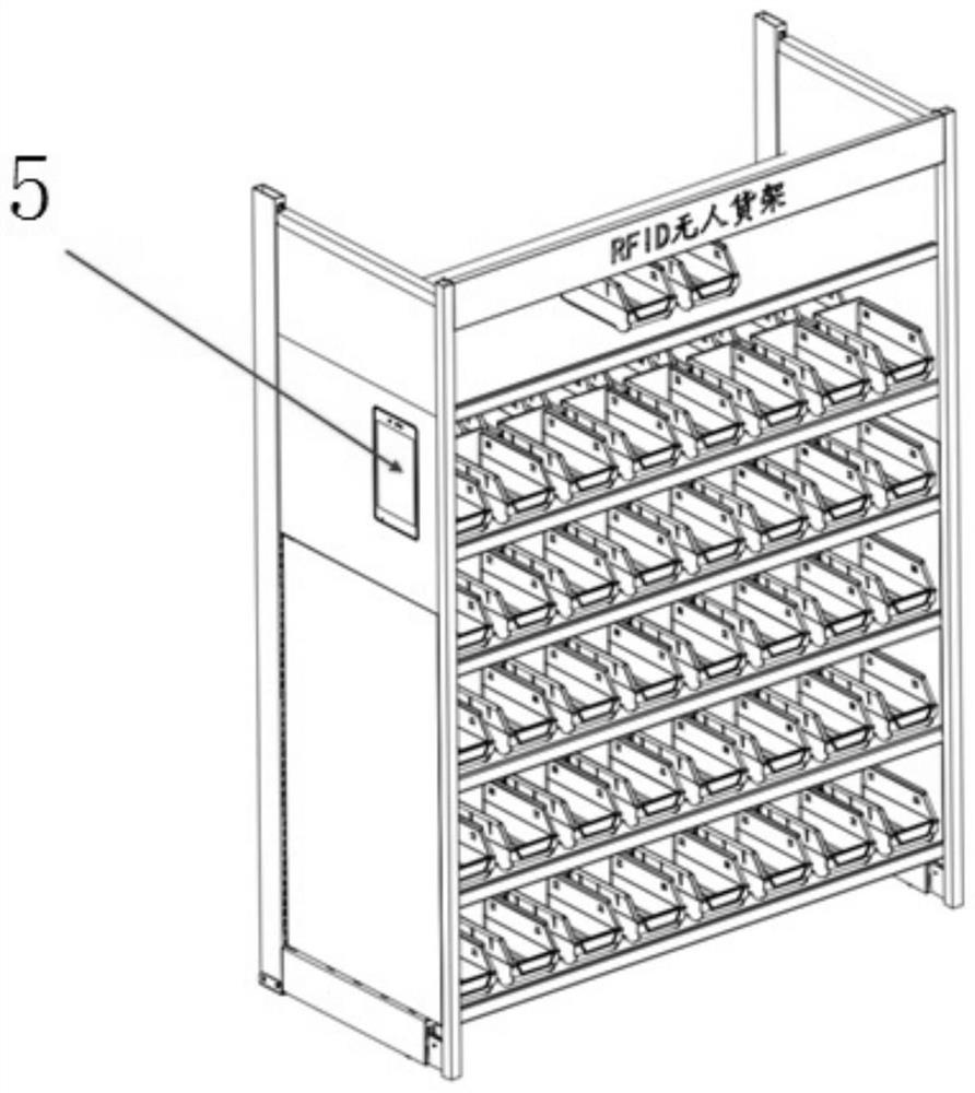 Unmanned goods shelf equipment and management method