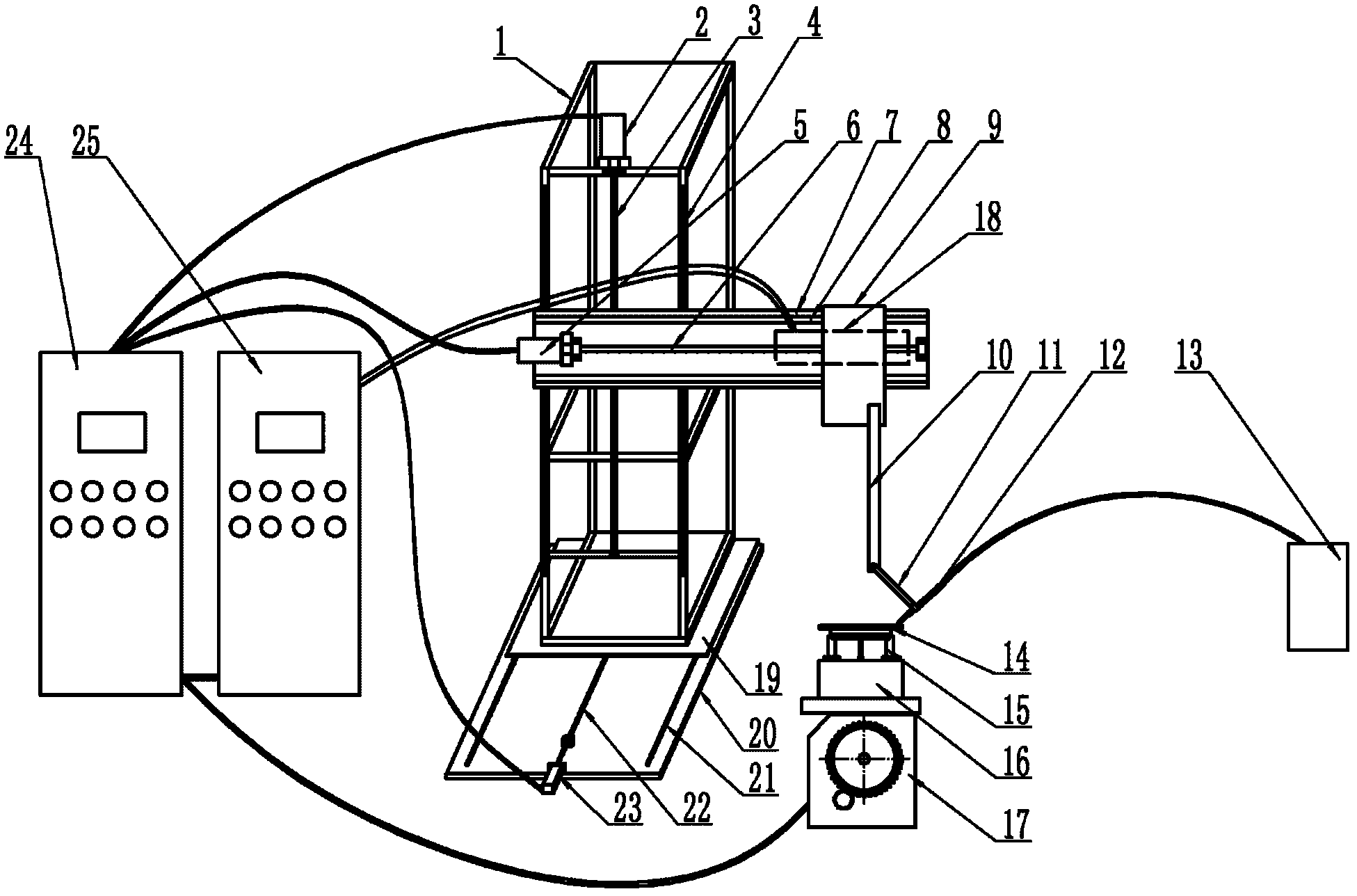 Full-automatic build-up welding machine