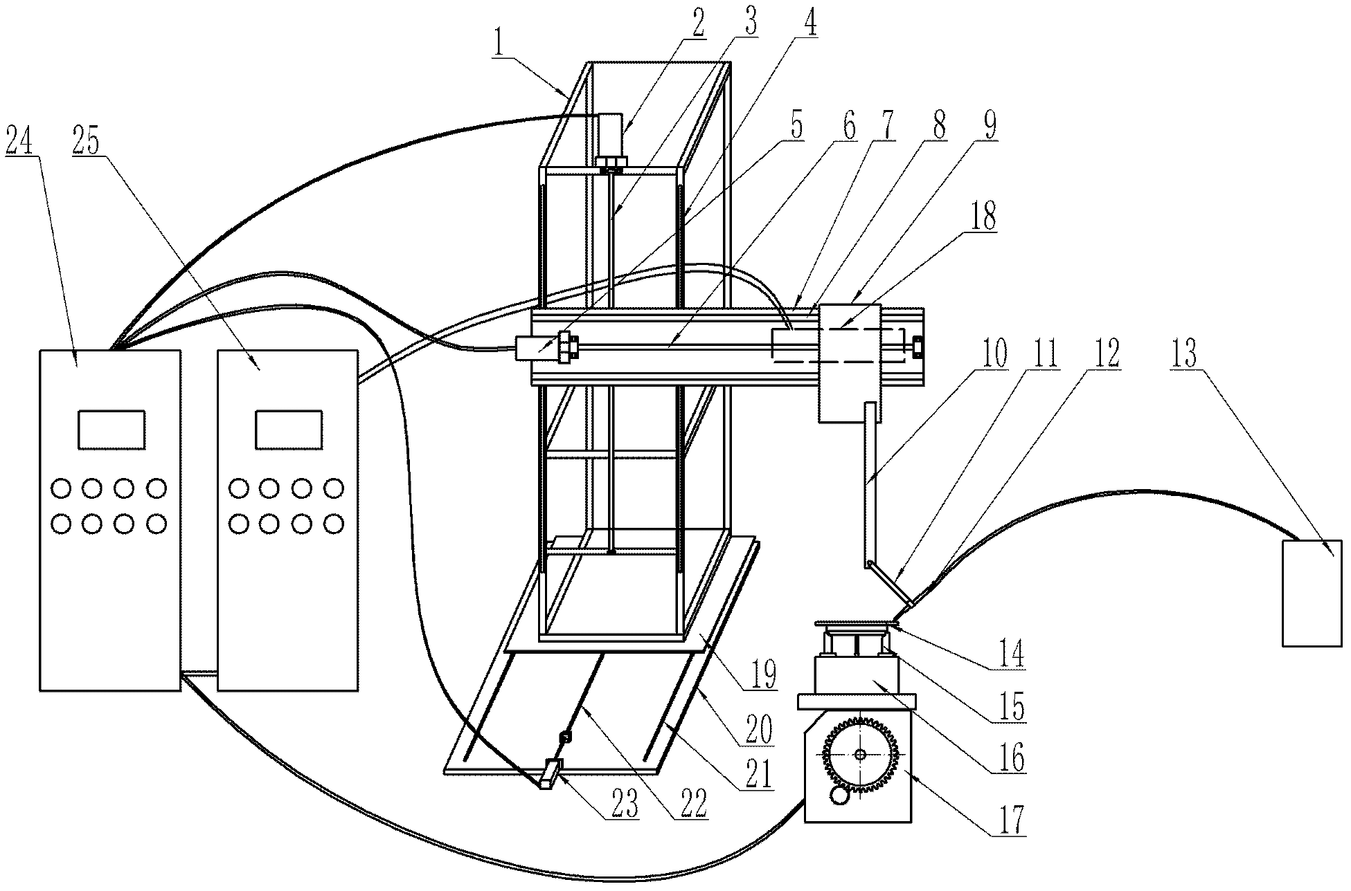 Full-automatic build-up welding machine