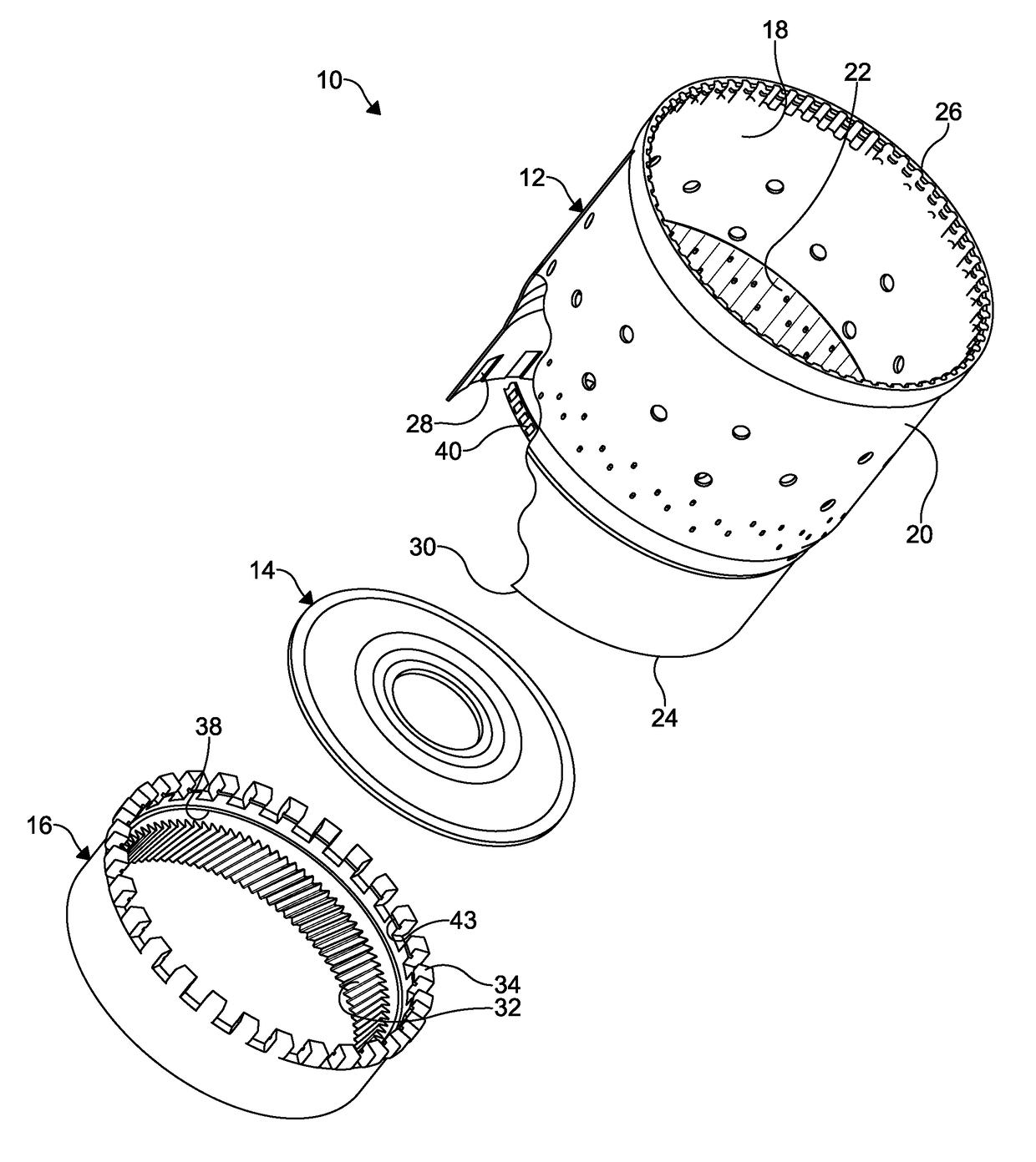 Torque transmitting assembly