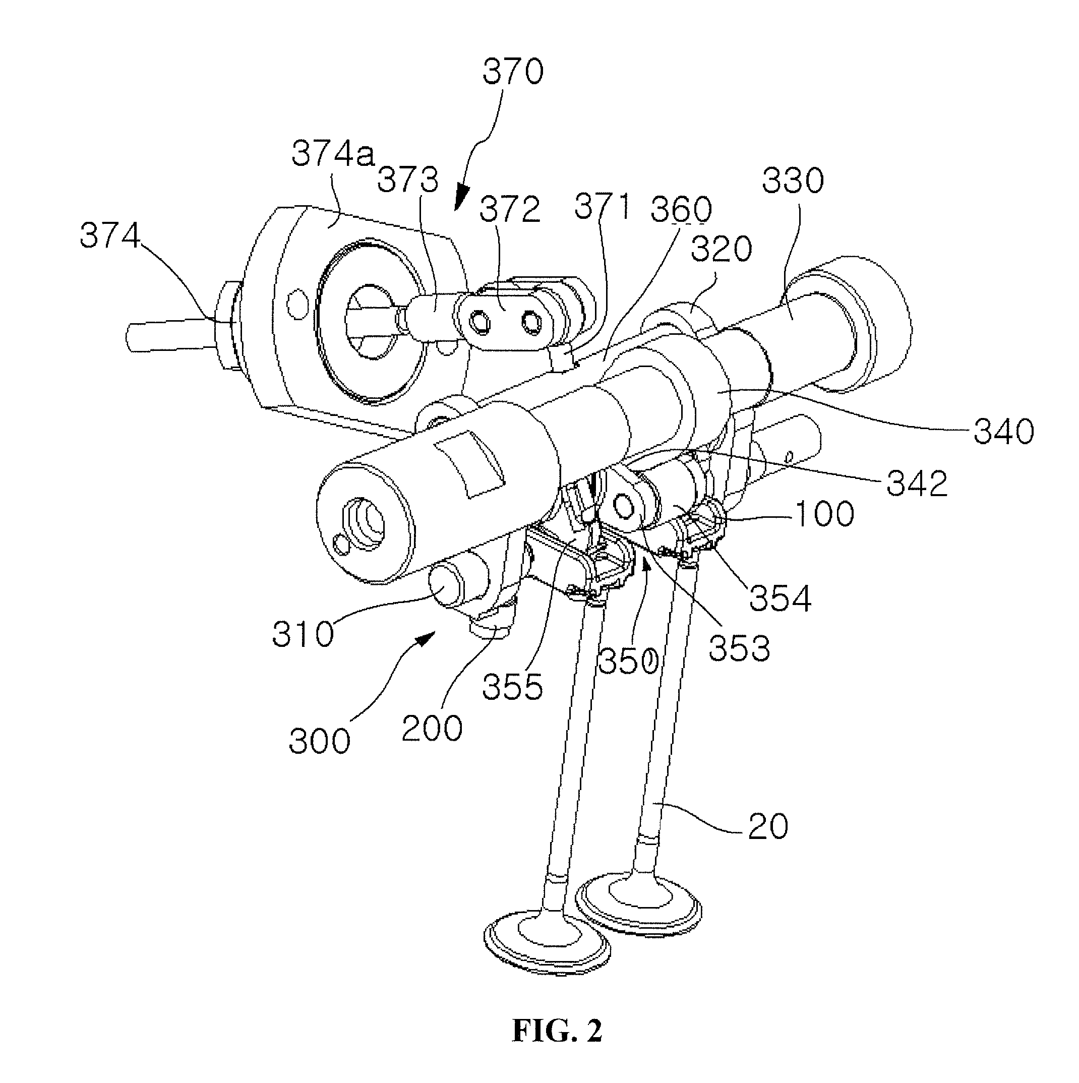 Valve driving apparatus