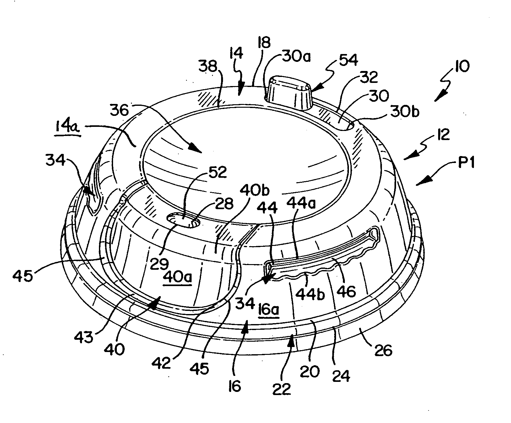 Reclosable container lid