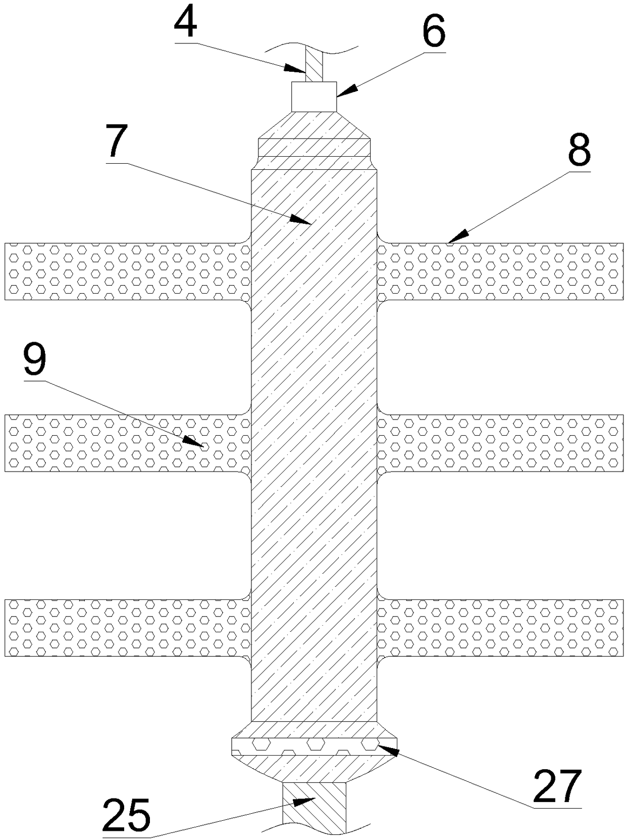 Fertilizer mixing and fluid preparation device for municipal garden greening