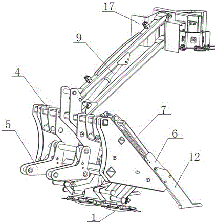 Landform simulation sugarcane harvesting machine