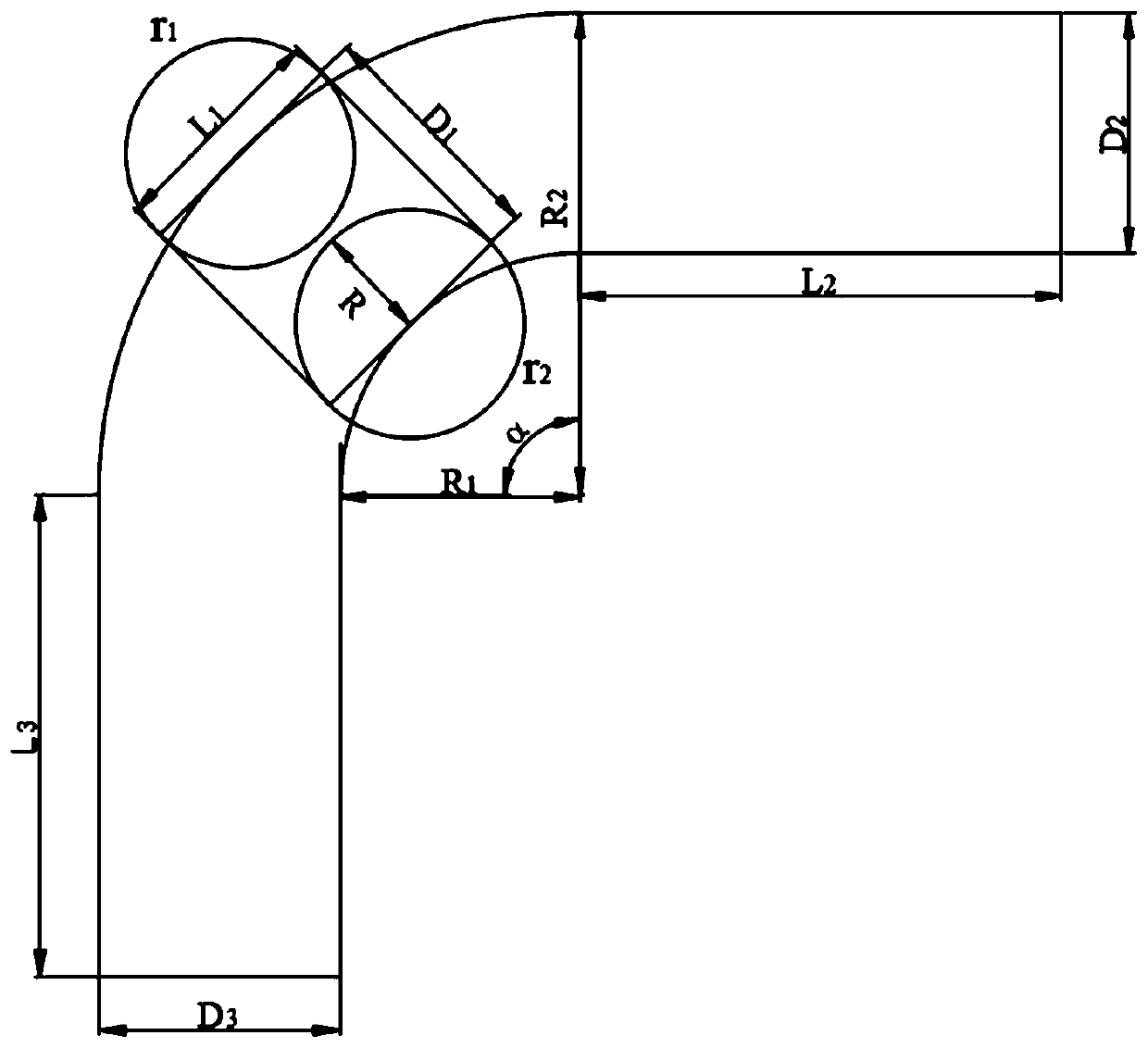 Electric automobile wireless charging system suitable for multi-angle curve