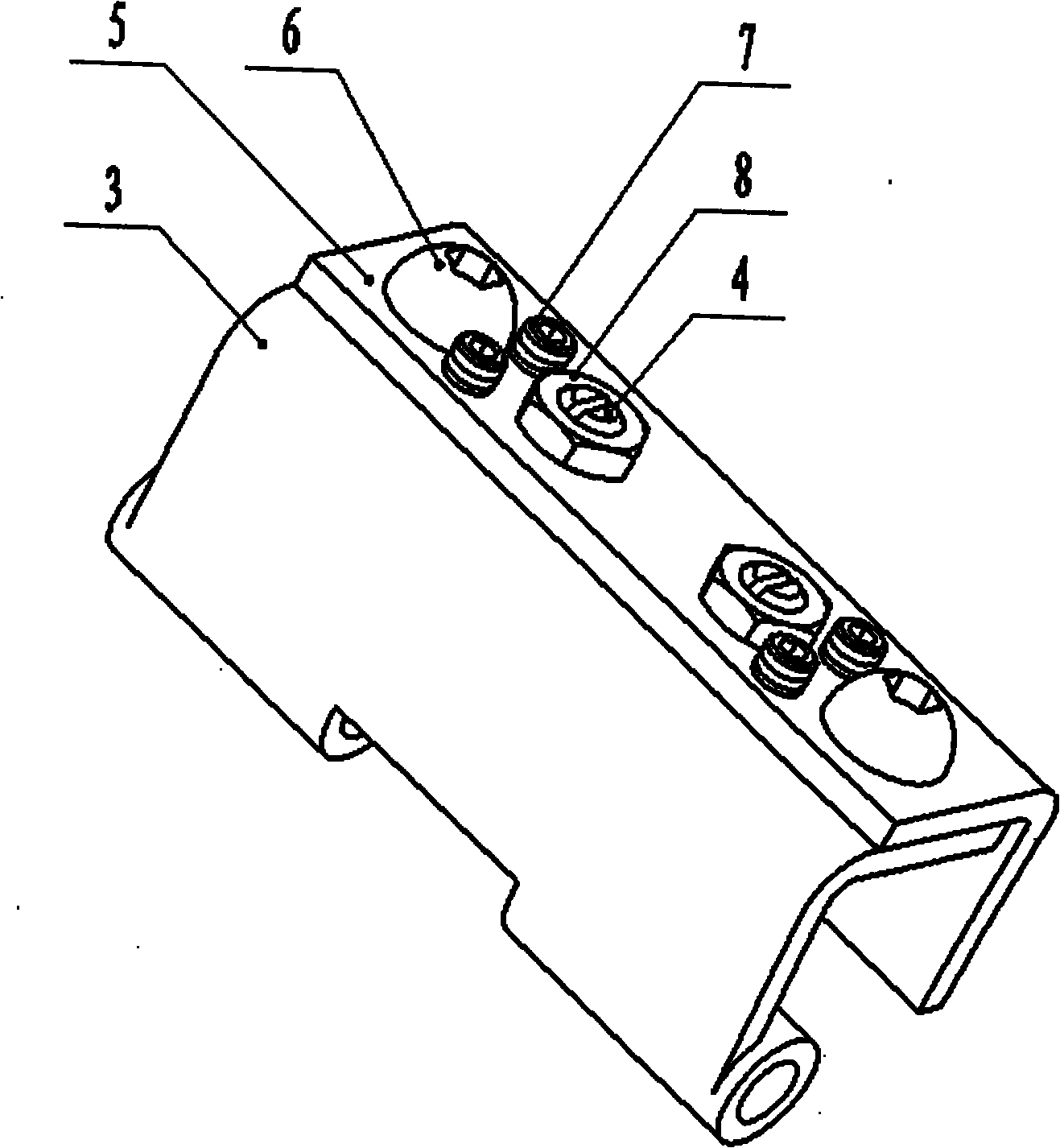 Three-way adjustable blind hinge