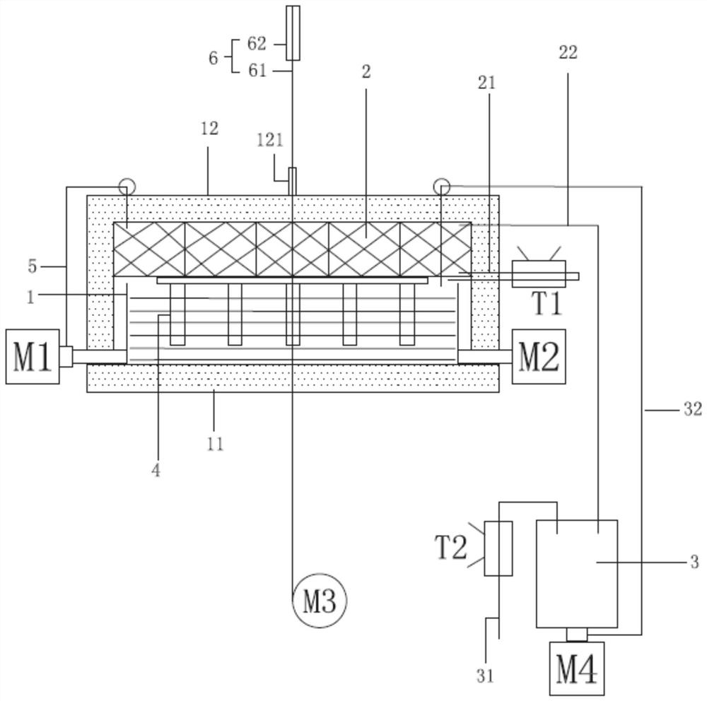 Water circulation system of energy-saving rapid ice maker