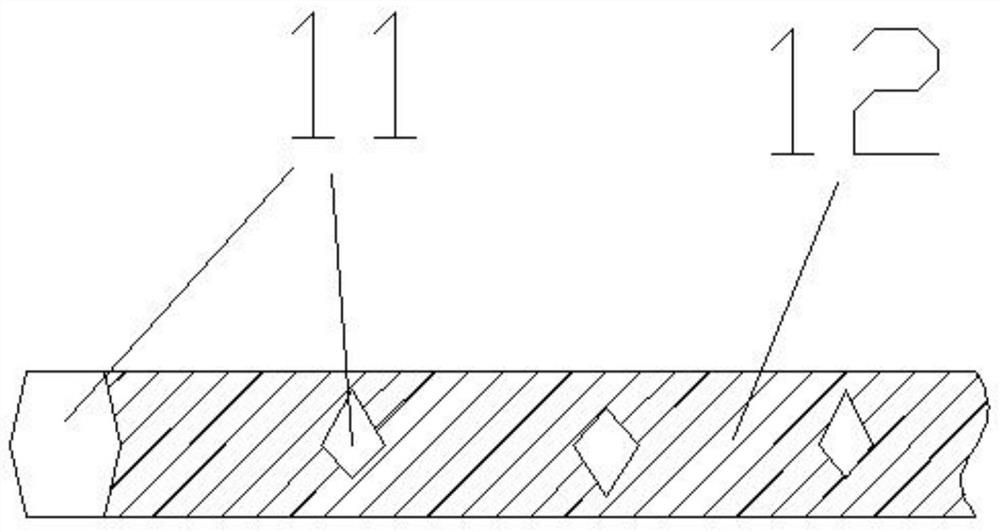 A bonded lead-carbon composite negative electrode