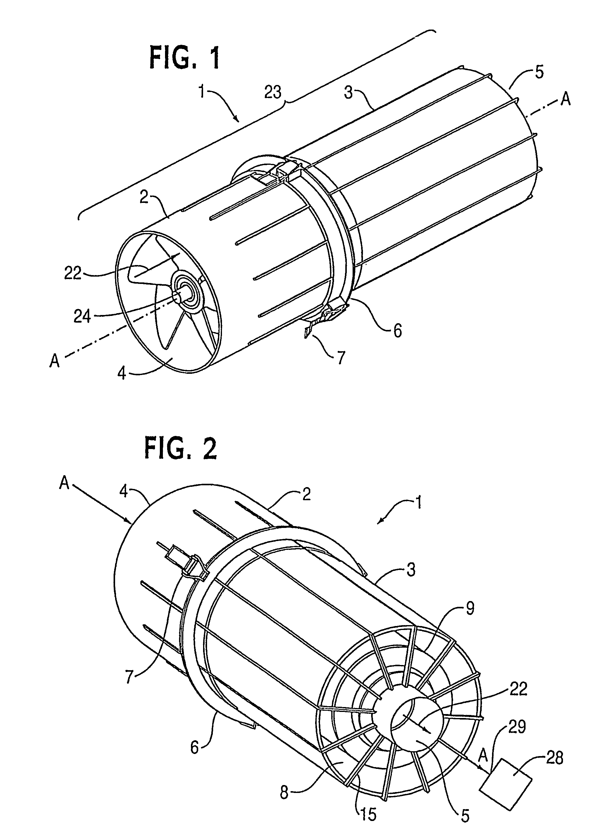 Powered air cleaning system and method of making same