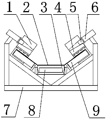 Belt breaking capturing device