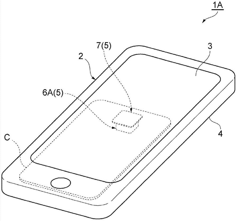 Information terminal processing device and vibration generating device