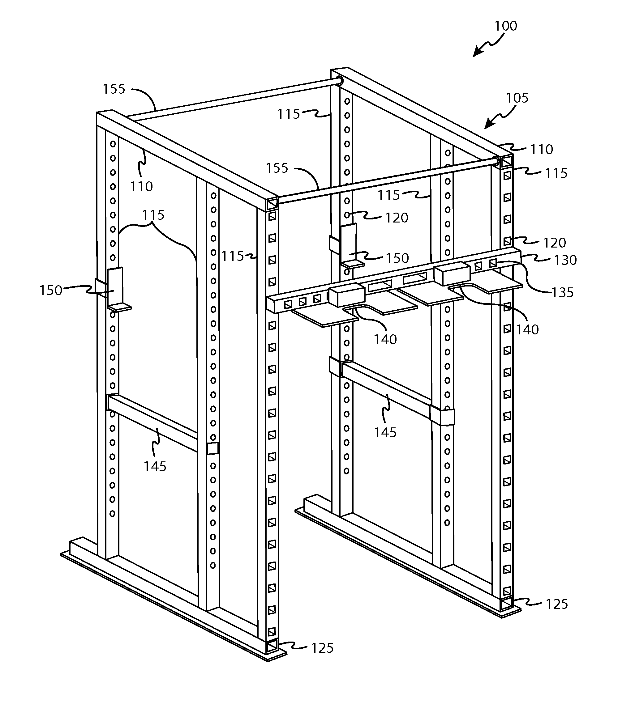 Dumbbell power rack apparatus