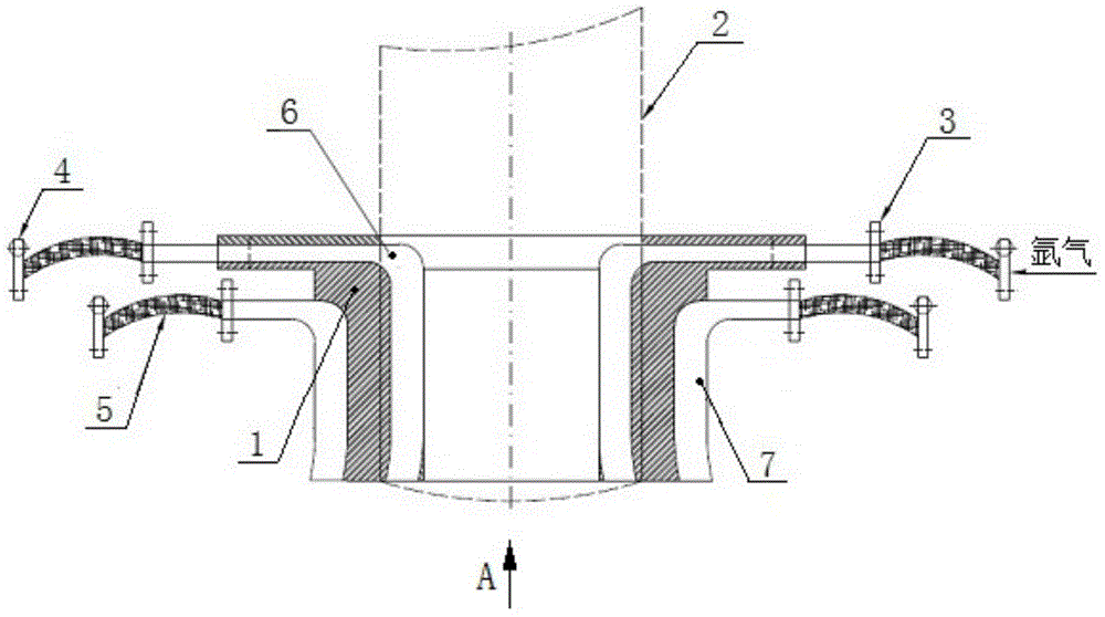 Liquid steel nitrogen increasing device and method for controlling steel tapping procedures