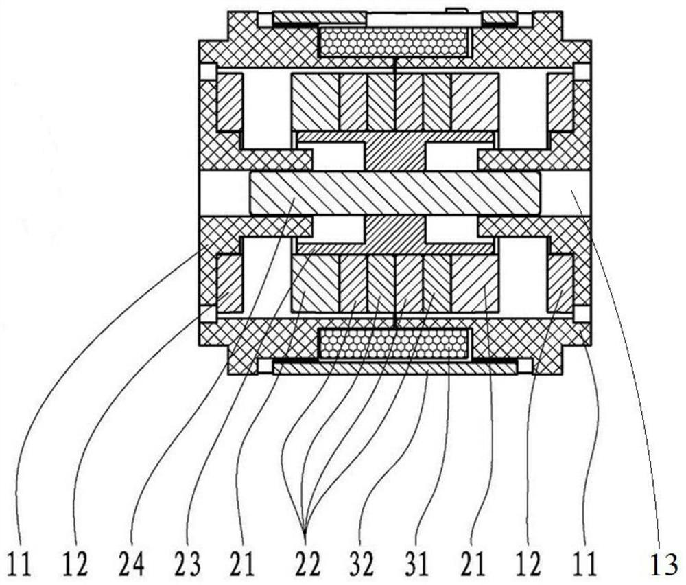 Miniature columnar low-frequency vibrator