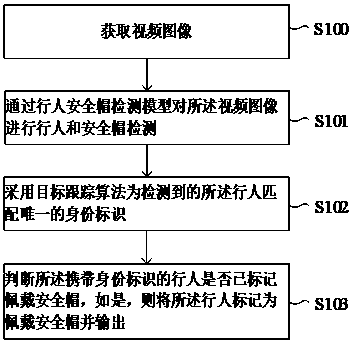 Pedestrian and safety helmet detection method, device and system