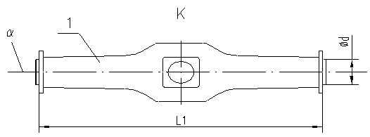 The conversion and use method of the multi-variety V-shaped positioning axle housing cleaning consignment trolley