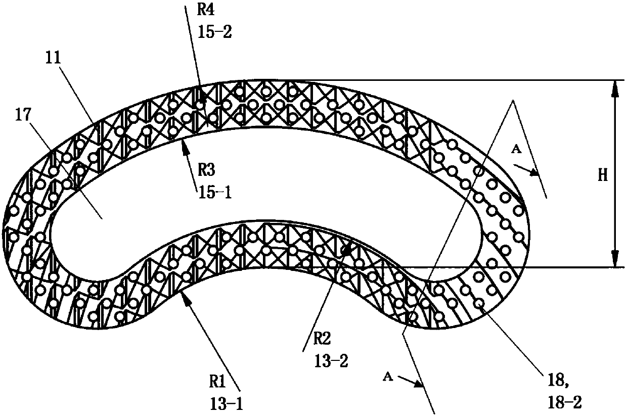 Lumbar intervertebral fusion device