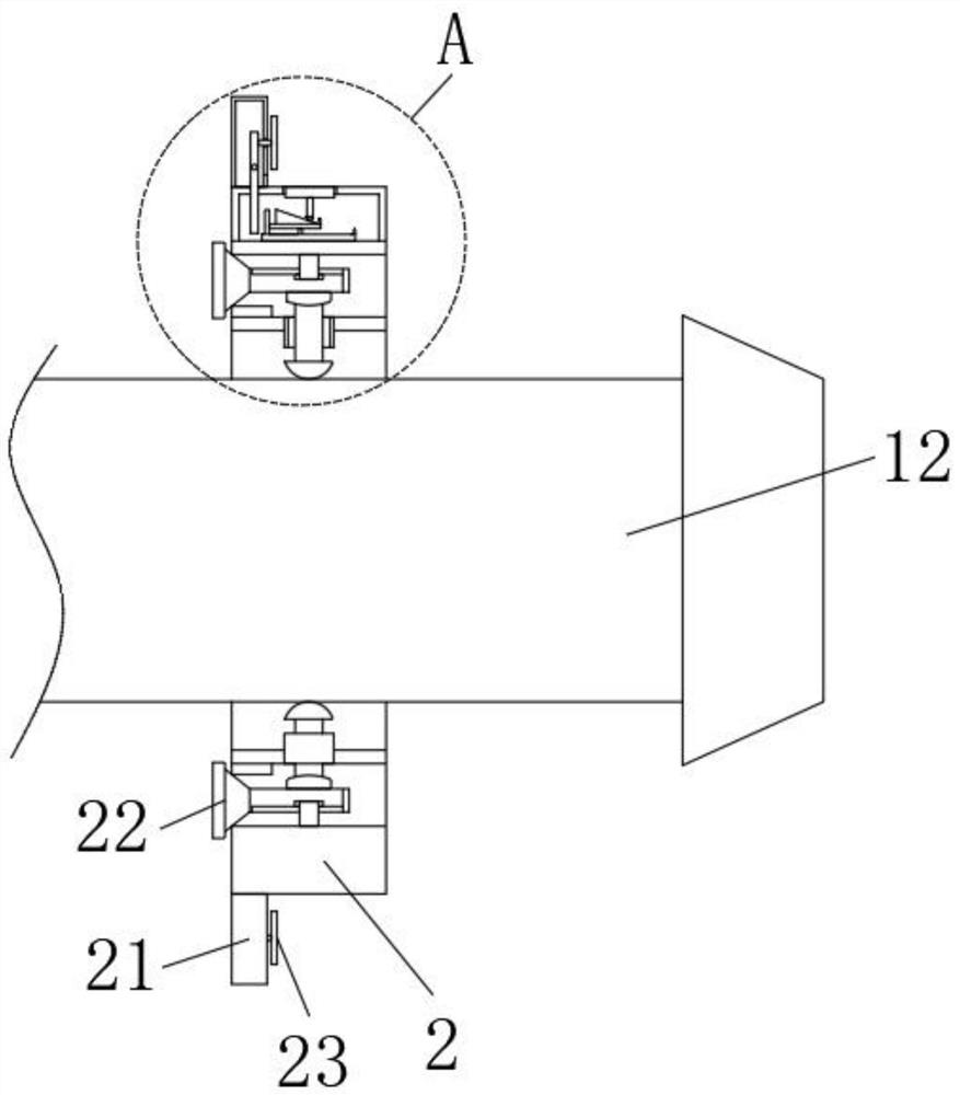 Irrigation device with positioning structure for nasosinusitis treatment