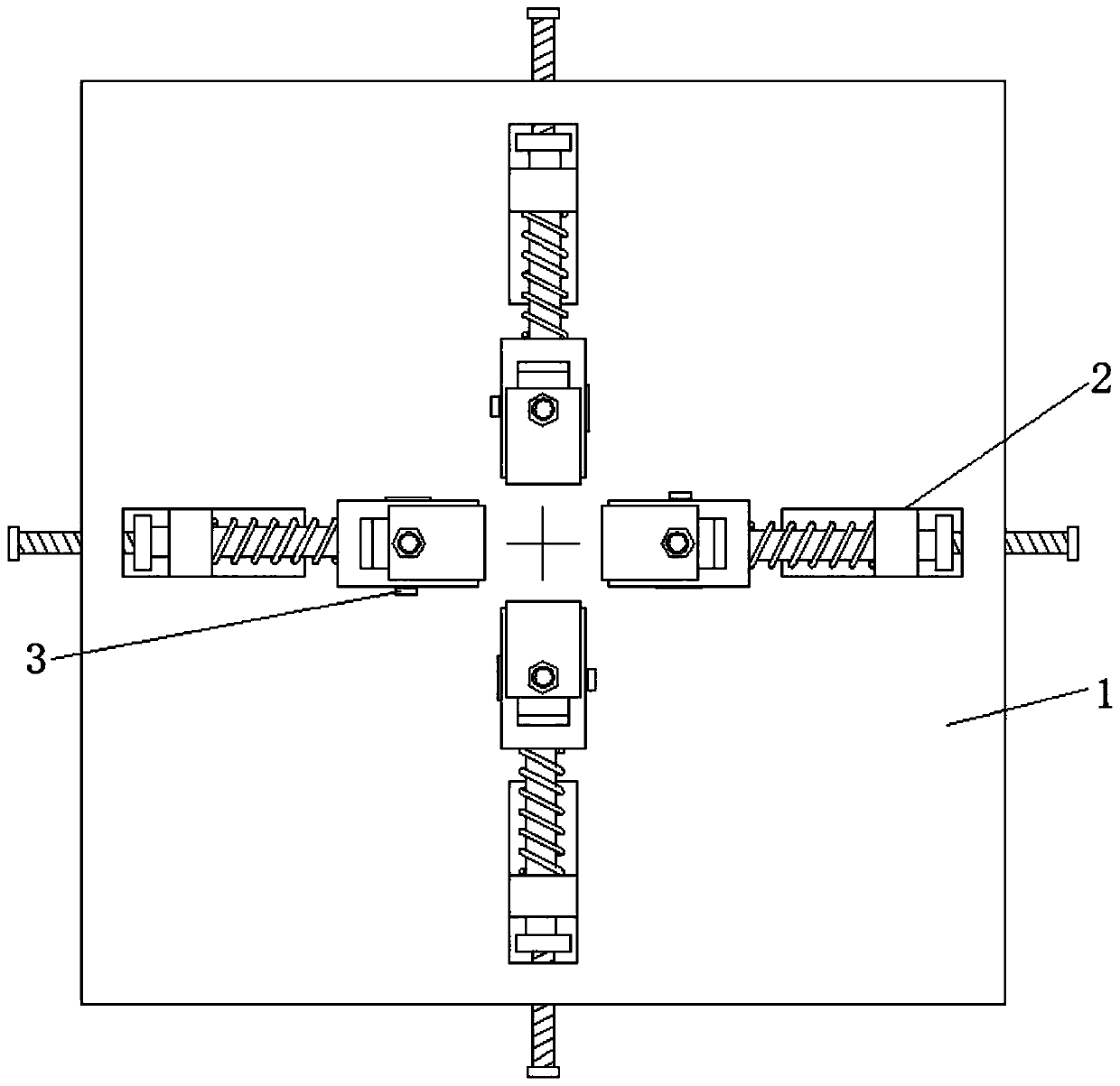 Bracket fixing device for glue dispensing machine