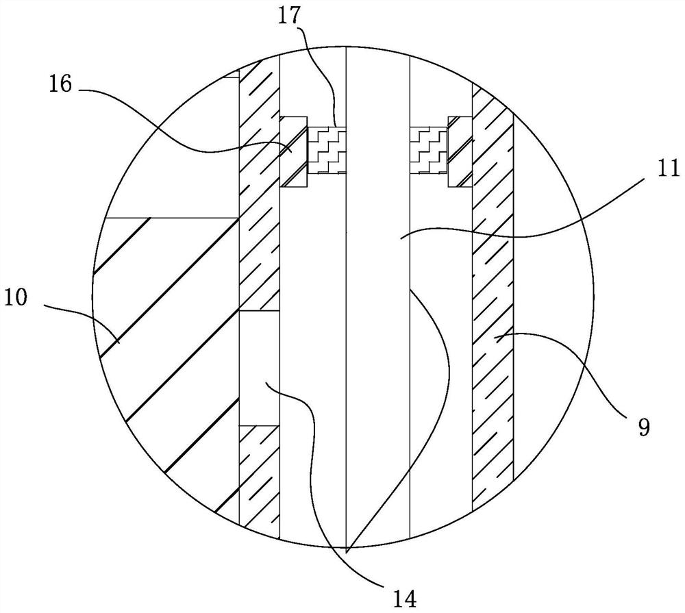 Concrete material screening device