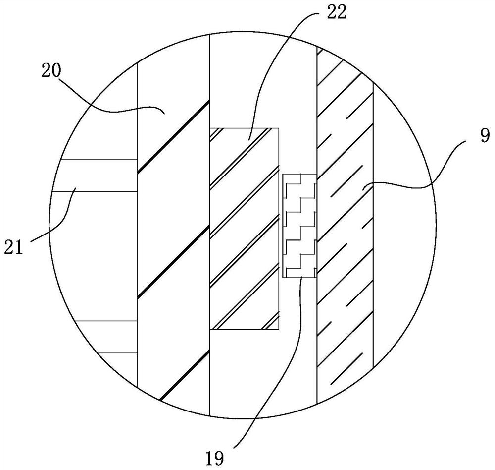 Concrete material screening device