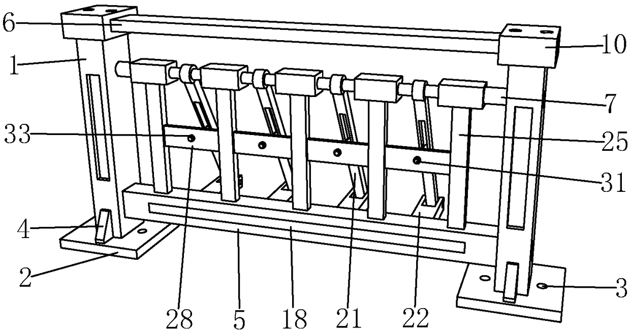 Guardrail for a wooden gallery bridge and a construction method thereof